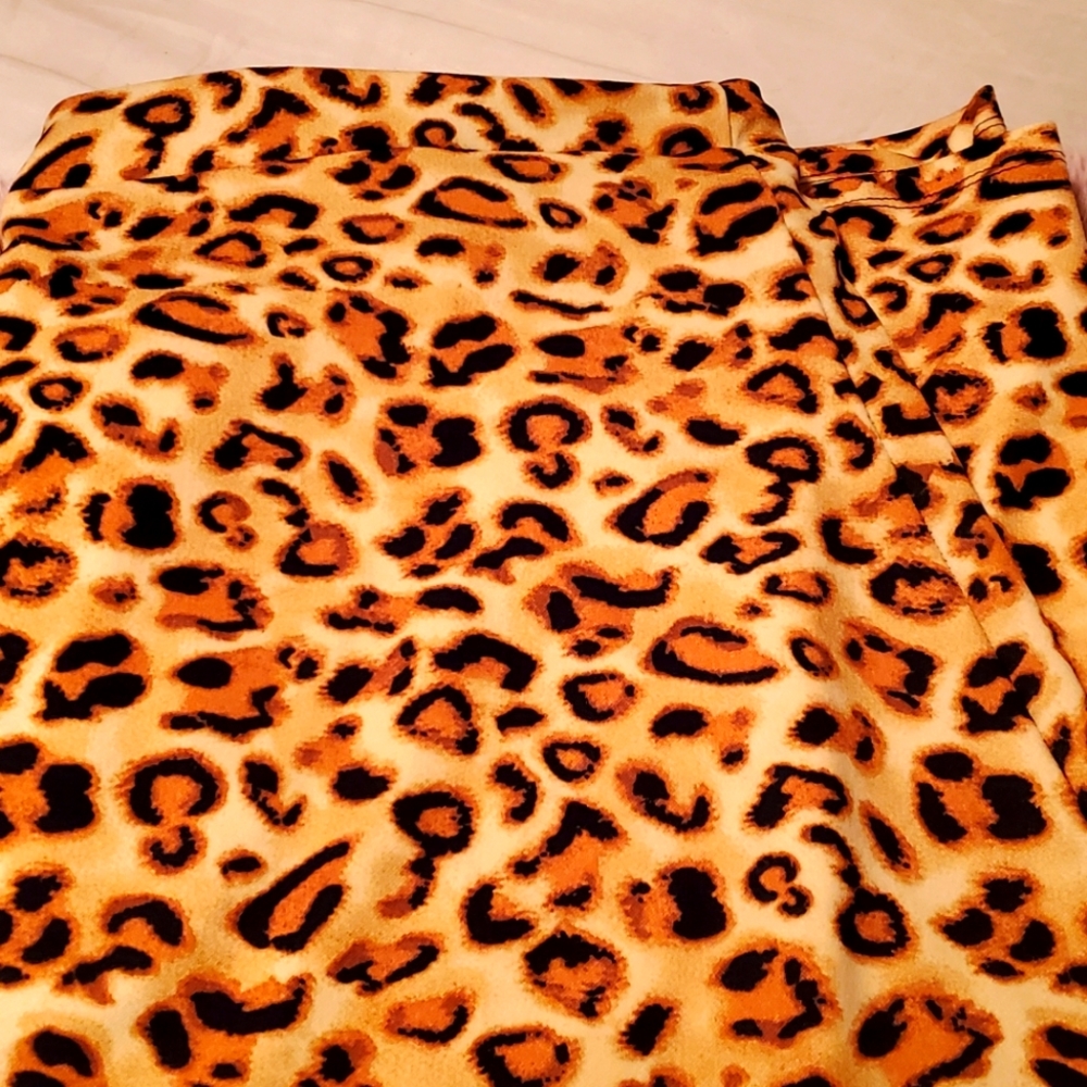 Leopard print Ashley Stewart pants